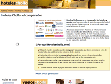 Tablet Screenshot of hoteleschollo.com